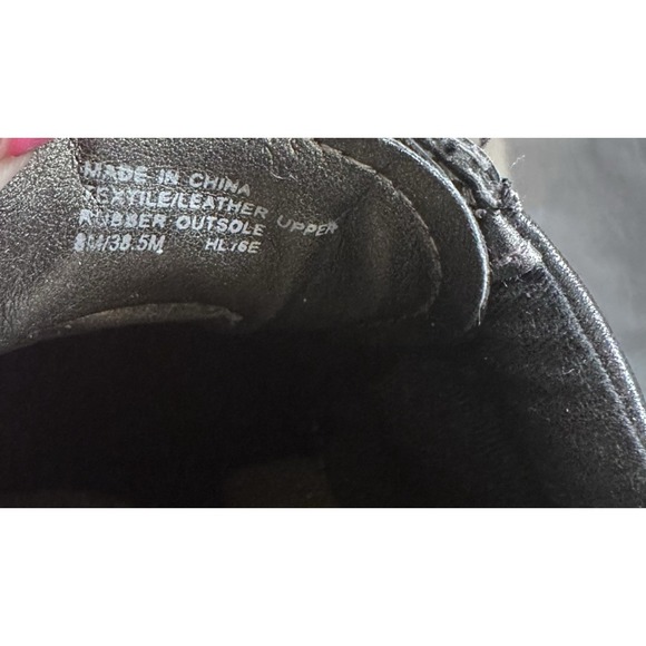 Michael Kors Allie Leather + Glitter Trainer Sneakers Black, Women's 8 - Picture 7 of 7